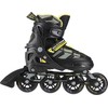 Riedučiai Nils Extreme NA11002 juodi-geltoni - PU76 mm/82A (M 35-38)