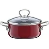 Riess Puodas Riess žemas su viršeliu 16cm Rosso
