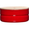 Riess - Žema virtuvinė talpa su mediniu dangčiu 0,6 l Fresh Tomato