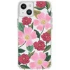 Rifle Paper Clear - dėklas decorated in auksinis skirtas Apple iPhone 14 Plus Rose Garden