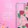 Rifle Paper Clear - dėklas decorated in auksinis skirtas Apple iPhone 14 Plus Rose Garden