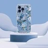 Rifle Paper Clear - dėklas skirtas Apple iPhone 14 Pro Garden Party Mėlyna