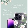 Rifle Paper Clear - dėklas skirtas Apple iPhone 14 Pro Willow