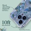 Rifle Paper Clear - dėklas skirtas Apple iPhone 14 Pro Max Garden Party Mėlyna