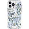 Rifle Paper Clear - dėklas skirtas Apple iPhone 14 Pro Max Garden Party Mėlyna