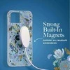 Rifle Paper Clear MagSafe - dėklas skirtas Apple iPhone 14 Plus Garden Party Mėlyna