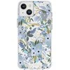 Rifle Paper Clear MagSafe - dėklas skirtas Apple iPhone 14 Plus Garden Party Mėlyna