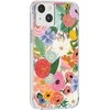 Rifle Paper Šautuvų popierius Skaidrus MagSafe – dėklas, skirtas iPhone 14 Plus (Garden Party Blush)