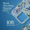 Rifle Paper Clear MagSafe - dėklas skirtas Apple iPhone 14 Pro Max Garden Party Mėlyna
