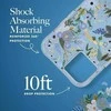 Rifle Paper Clear MagSafe - dėklas skirtas Apple iPhone 14 Plus Garden Party Mėlyna