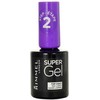 Rimmel Super gelis Top Coat lakas gelio manikiūro efektas 12ml