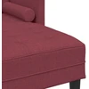 Sofa Sofos komplektas 2 vnt. Vyno raudona Poliesteris