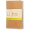 Užrašų knygutė Moleskine Cahier 9x14cm, baltais lapais, minkštu viršeliu, rudos spalvos