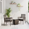 Lauko baldų komplektas Sodo Bistro Rinkinys 3 pcs Ruda poliratanas