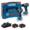 Akumuliatorinių įrankių rinkinys BOSCH GSR+GDR+GAL