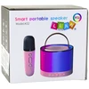 Lean Toys Karaoke kolonėlė su mikrofonu K52 rožinė