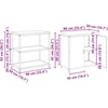 Virtuvės saugojimo rinkinys 2 pcs Sidabro Cinkuota plienas