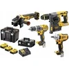 akumuliatorinių įrankių rinkinys Combo Li-Ion 18V/3x5.0Ah, Dewalt [DCK428P3T-QW] DCD796 + DCF894 + DCG405 + DCH273