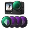 Filtras Kf Rinkinys Filtrów 4x Filtras Cpl + Pilka Nd8 Nd16 Nd32 Do Dji Osmo Action 6 K&f / Sku:2709