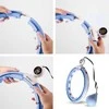 MAGNETINIO HULA HOOP RINKINYS Mėlynas HHM15 SU SVORIU + SKAITIKLIU HMS + LIEMENS ATRAMA BR163 Raudonas