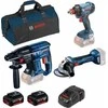 Rinkinys įrankių Bosch Rinkinys BOSCH GBH180 + GWS180 + GDX180 +2XAKU 5.0AH + GAL1880CV