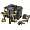 Įrankių rinkinys DeWalt DCK355P2T-QW (DCD800 + DCH172 + DCG405); 18 V; 2x5,0 Ah akum.