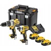 Įrankių rinkinys DeWalt DCK276P3T-QW (DCD996 + DCF887); 18 V; 3x5,0 Ah akum.