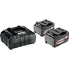 18V akumuliatorių rinkinys 2 x 4,0 Ah kroviklis, ASC 55, Metabo