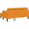 Sofa Sofos komplektas 2 vnt. Tamsiai geltona Poliesteris