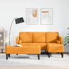 Sofa Sofos komplektas 2 vnt. Tamsiai geltona Poliesteris