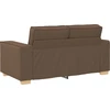 Sofa 3 vnt. Ruda Lino mišinio audinys