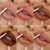Rinkinys „Makeup Revolution“: skysti lūpų dažai „Makeup Revolution Brunch“, 3 ml + lūpų pieštukas „Makeup Revolution Precision Lip Liner Brunch“, 1 g