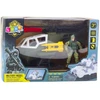 Lean Toys Karinis sraigtasparnis su kareivio figura