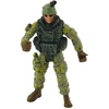 Lean Toys Karinis sraigtasparnis su kareivio figura