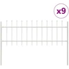 Sodo tvora WOERDEN 9 vnt. 15,3 x 0,6 m Miltelinis plienas Balta