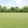 Suvirintas vielos tvora su stulpeliais 25 x 0,5 m Sidabrinė