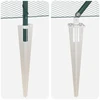 Hexagonal Fence with Post 25 x 1,2 m PVC dengtas plienas Žalia