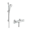 Dušo rinkinys Hansgrohe Croma pasirinkimas E stumdomas su termostatine baterija balta (27081400)