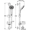 Ideal_Standa DUŠO KOMPLEKTAS IDEALRAIN SOFT 3 B9415AA