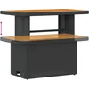 Sodo Sofų Rinkinys 13 vnt. Juoda poliratanas