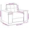 Sofa Sofos komplektas 3 vnt. Šviesiai pilka Aksomas