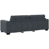 Sofa Sofos komplektas 3 vnt. Tamsiai pilka Aksomas