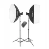 GlareOne Vega 400 Basic Kit studijos apšvietimo rinkinys