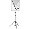 Puluz apšvietimo stovas foto studijai 50x70cm trikojis LED lemputė 1vnt
