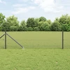 Suvirintas vielinis tvoras su smailiais galais 25 x 0,5 m Pilka