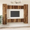 TV staliukas TV spintelių komplektas 10 vnt. Senovinis medis