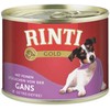 Šunų Maistas - RINTI Gold Žąsis Drėgnas 185g Be Grūdų Be Gliuteno Be Sojų