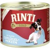 Šunų Maistas - RINTI Gold Paukštienos Širdelės Drėgnas Maistas 185g Be Grūdų