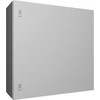 Rittal AX kompaktiškas korpusas 760x760x300 mm lakštinio plieno su montavimo plokšte viengulės durys 2 kumštelių spynos 1073 000