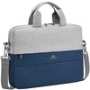 Krepšys RivaCase Rivacase 7522 Pilkas/DARK Mėlynas torba na laptop 35,6 cm (14'') Aktówka Mėlyna, Pilka